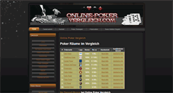 Desktop Screenshot of online-pokervergleich.com